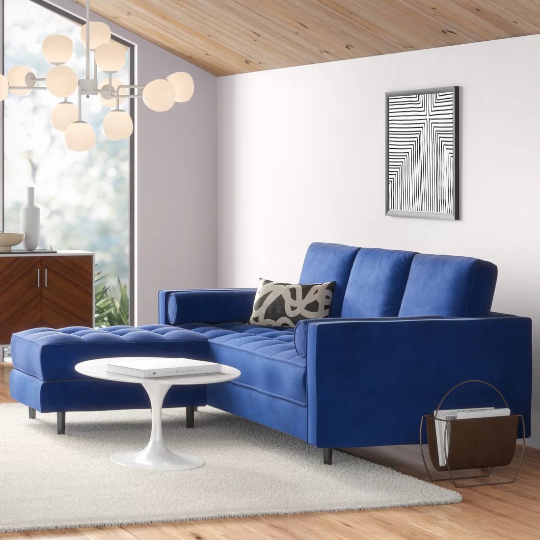 Torque - Jupiter 4 Seater Fabric L Shape Sofa for Living Room - Torque India